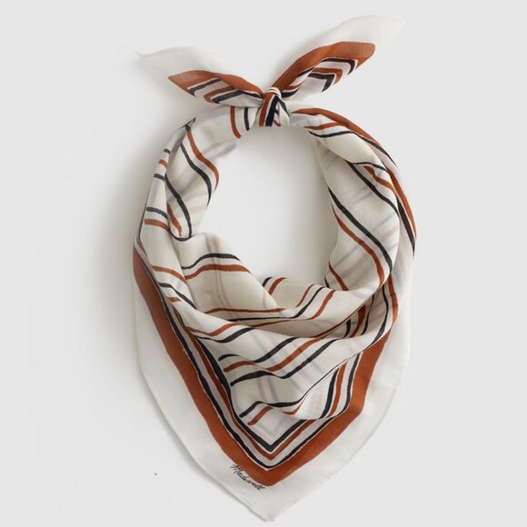Madewell Accessories - New Madewell Organic Cotton Antique Cream Bandana